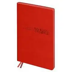 Ежедневник недат А6+ "Waltz. Scarlet red" мягкая обложка, фото №1