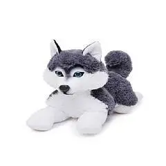 Игрушка мягкая Хаски Грей серый/белый 45см, фото №1