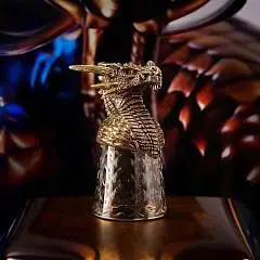 Стопка-перевертыш "Дракон" в черной подарочной упаковке, фото №1