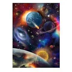 Пазл фигурный Космос 130дет 20*29 см Средний 3,5см 7+, фото №1
