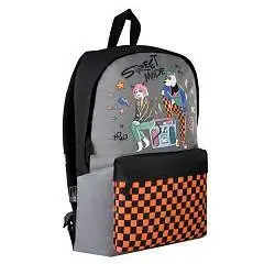 Рюкзак ХИПСТЕРЫ, 28,5х43х11 см, уплотнённая спинка, фото №1