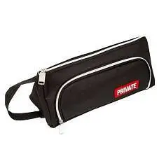 Пенал "deVENTE. Private" 21x8,5x8,5 см, треугольный, черный, фото №1