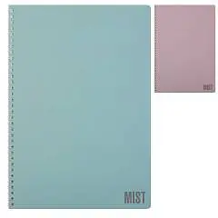 Тетрадь  А4 80л кл "Mist" Soft-touch спираль, фото №1
