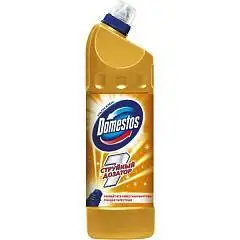 Средство для туалета "Доместос" 1л Ультра блеск/Gold, фото №1