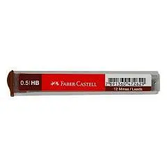 Грифели Faber-Castell "Polymer" 12шт, 0,5мм, HB, фото №1
