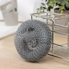 Губка металлическая д/посуды Raccoon спираль оцинков 40 гр 1 шт, фото №1