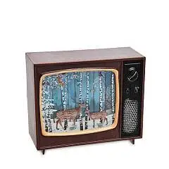 XM-839/3 Новогодний телевизор с подсветкой, фото №1