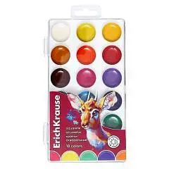 Акварель 18 цв. УФ Erich Krause Сафари, фото №1