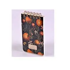 Блокнот А6 100л лин «Флора. Рай. Апельсины» спираль, фото №1