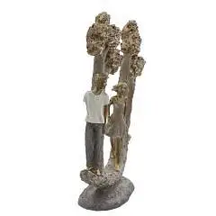 Фигурка декоративная "Влюбленная пара" д23 ш6,5 в24,5см, фото №1