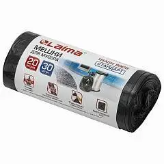 Пакеты для мусора, 20л 30 шт, рулон, 8мкр, 45х50, фото №1