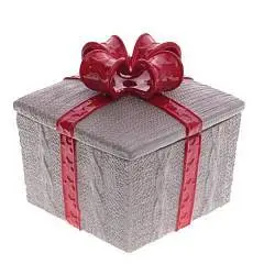 Конфетница "Подарок", 1500 мл, L19 W19 H19 см, фото №1