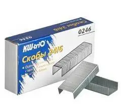 Скобы №24/6 "KW-trio" 1000 штук, фото №1