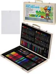 Набор д/рисования Граффити 220пр дерев кейс, фото №1