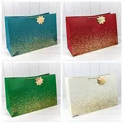 Сумка подарочная  "Золотые вкрапления" (микс) 64*42*25см, фото №1