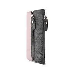 Ключник ESSE ГРЕТА GREY кожа флотер асфальт/розов, фото №1