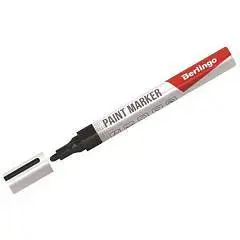 Маркер-краска Berlingo, черная, 2-4мм, нитро-основа, фото №1