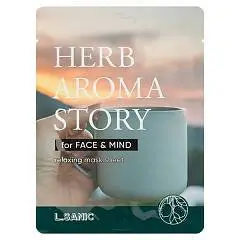 Маска д/л ткан Herb Aroma Story с экстр бергамот 25мл, фото №1