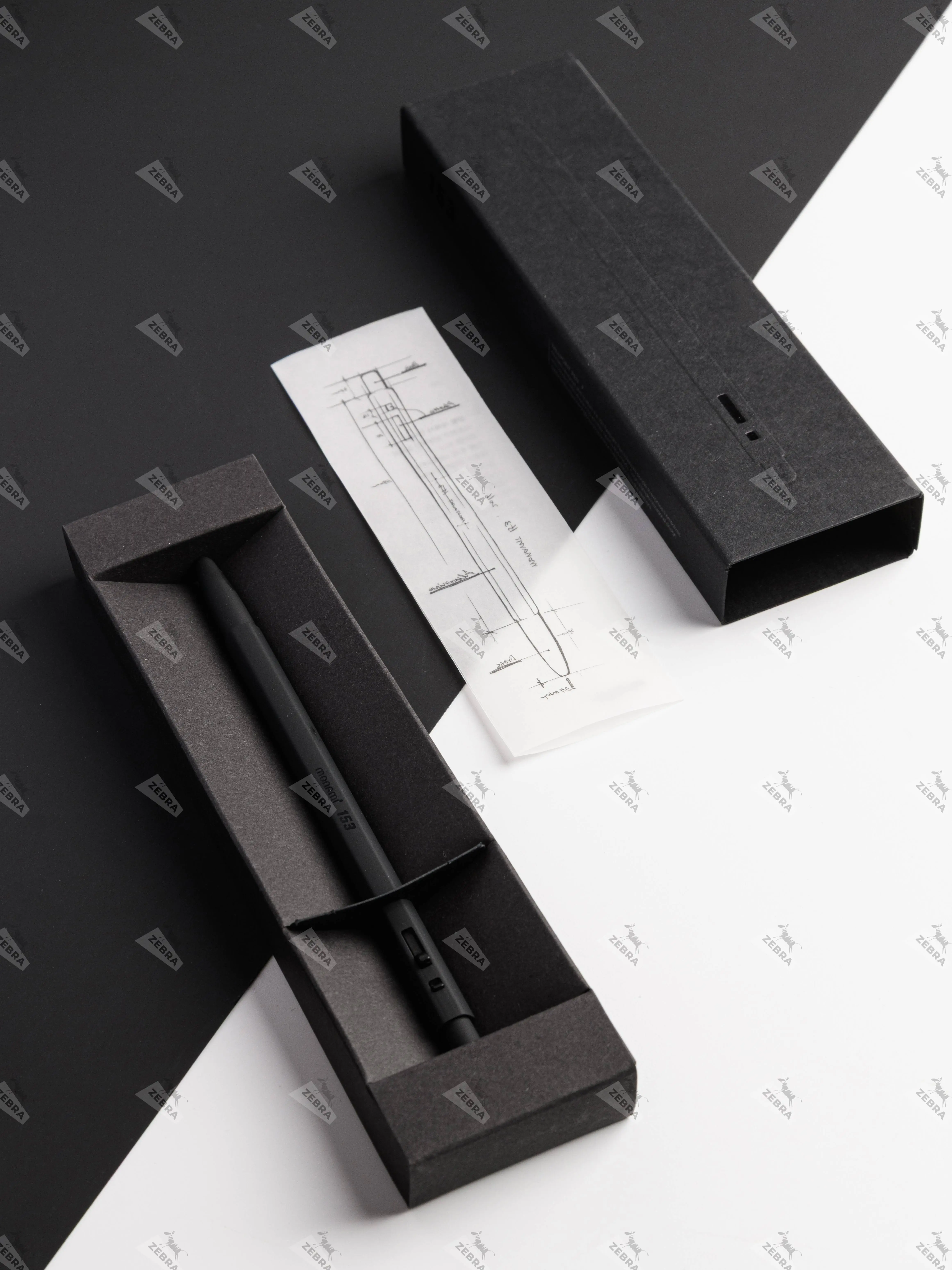 Ручка шариковая MONAMI 153 Black, фото №1