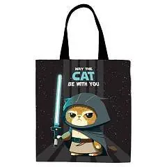 Сумка-шоппер ArtSpace"Cat" 31*39см, с карманом, фото №1