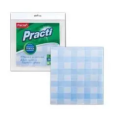 Салфетки д/уборки вискоза+ПЭ Paclan Practi 35*35см 5шт, фото №1