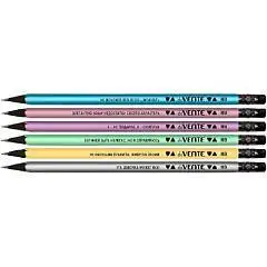 Карандаш чернографитный "Blaze" Soft Touch, ластик, 1 шт., фото №1