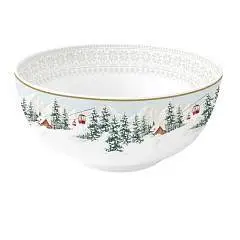 Салатник 15см 0.6л "Шале" фарф без инд уп, фото №1