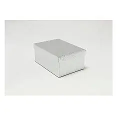Коробка подарочная Кожа кроко Серебряный 26,3*19,3*11,3 см 10-6, фото №1