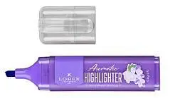 Текстовыделитель ароматизированный RICH FRUIT 1-3,5 мм сиреневый, фото №1