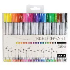 Набор линеров "SKETCH&ART" 0.4мм, 24цв. блистер, фото №1