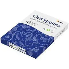 Бумага Снегурочка А3, 80г/м, 96%, 500л, фото №1