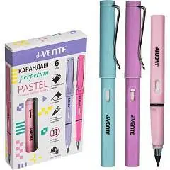 Карнадаш вечный "deVENTE. Perpetum. Pastel" с ластиком, ассорти, фото №1
