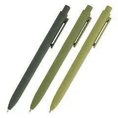 Ручка шариковая автомат"SoftClick.Verde"  0.7 ММ, СИНЯЯ(3 цв ко, фото №1