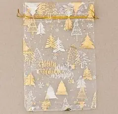 Мешочек подарочный органза «С Новым счастьем!», 16 х 24 см, фото №1