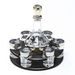Мини-бар Барокко барная стойка Фурор + 6 фужеров/6 рюмок/6 стопо, фото №1