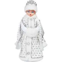 Снегурочка Царская Белая, 44 см, в упаковке, фото №1