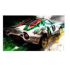 Пазл фигурный Гоночный автомобиль белый 80 дет 28*14см, фото №1