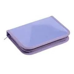 Пенал Hatber "PASTEL Лаванда" 190х130мм 1 отд, глянц.ламин.тисне, фото №1