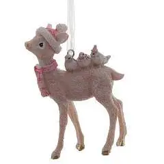 Украшение елочное "Олень", L6 W3 H9 см полирез, фото №1