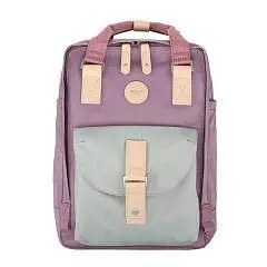 Рюкзак ткань 1 отд. 28х39х15см HIMAWARI, сиреневый/мятный, фото №1