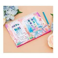 Записная книжка А5 "ОТКРОЙ СВОЁ СЕРДЦЕ" резинка,бл в точку, фото №1