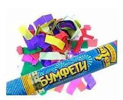 Хлопушка Бумфети 30см конфетти бумага, фото №1