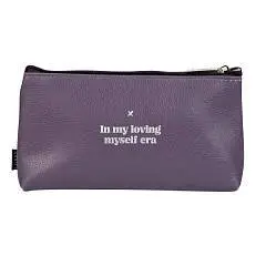 Пенал-косметичка LOREX MY ERA 1 отд.210х45х100 мм,фиол.кож/зам, фото №1