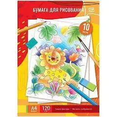 Папка д/рисования А4 10л 120г Львенок ArtSpace, фото №1