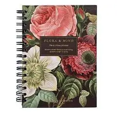 Тетрадь 120 КЛЕТКА "Flora" букет, спираль тв.обл, фото №1