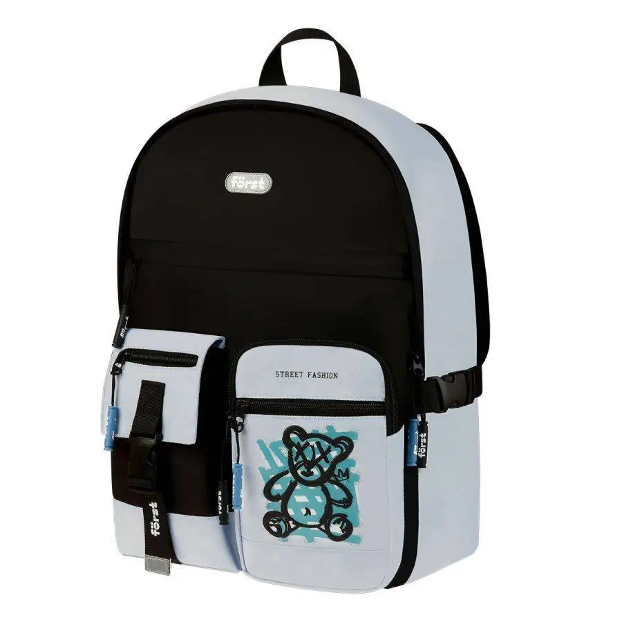 Рюкзак F-Teens "Crazy Emoji" 40х28х15см, 1 отд, уплот.спина, фото №1