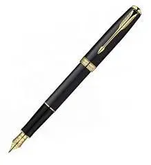 *Ручка F 528 SONNET Matte Black GT, фото №1