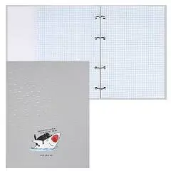 Тетрадь на кольцах 80л "ХИЩНЫЙ КОТ" матовая ламин. выб. Лак, фото №1