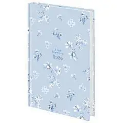 Ежедневник дат А5 "Blue Flowers" тв.обл, 2026, фото №1