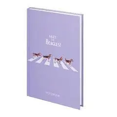 Блокнот А5 80л кл "Beagles" тв.обл., фото №1